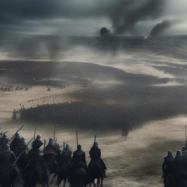 game of thrones season 6 battle of the bastards visual analysis