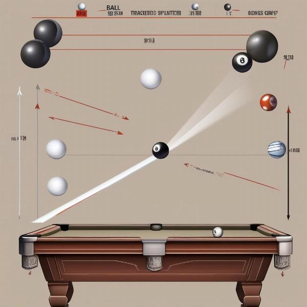 Spin Control in Game Pigeon 8 Ball Break