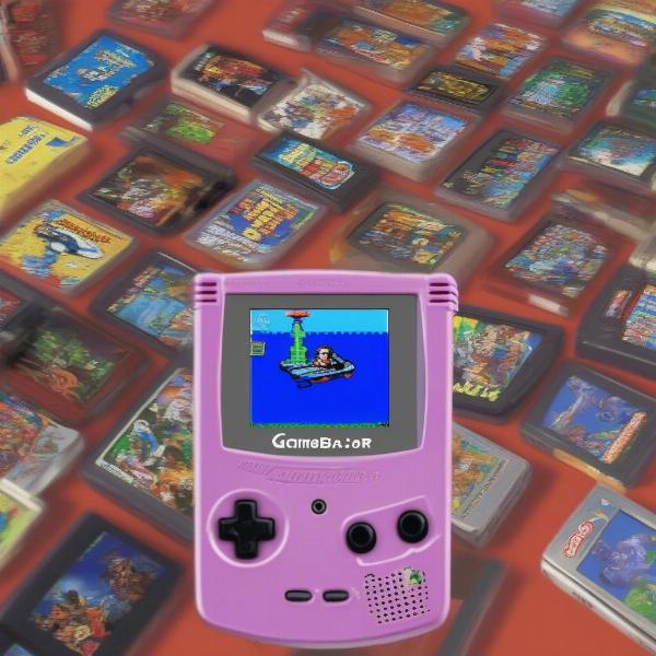 Gameboy Advance playing Gameboy Color games