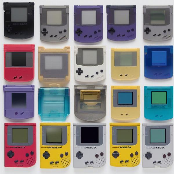 Gameboy Cartridges Comparison