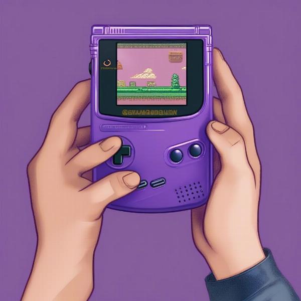 gameboy color handheld