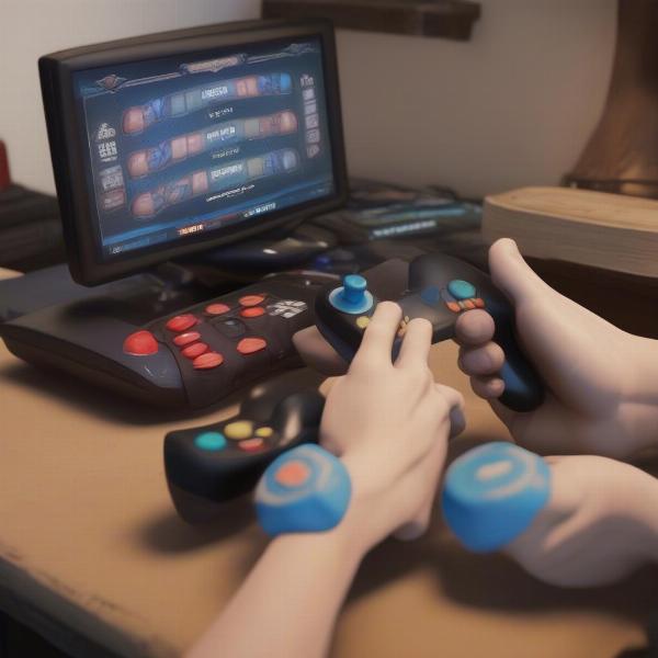 detailed fighting controls and mechanics