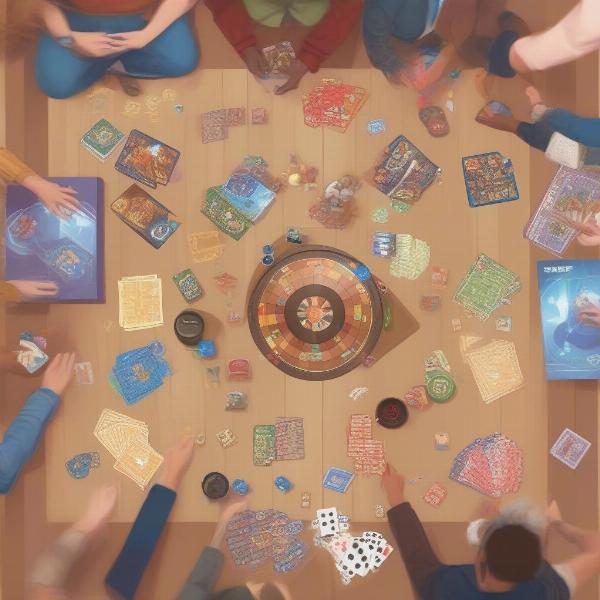 Different gaming options for a group fun night