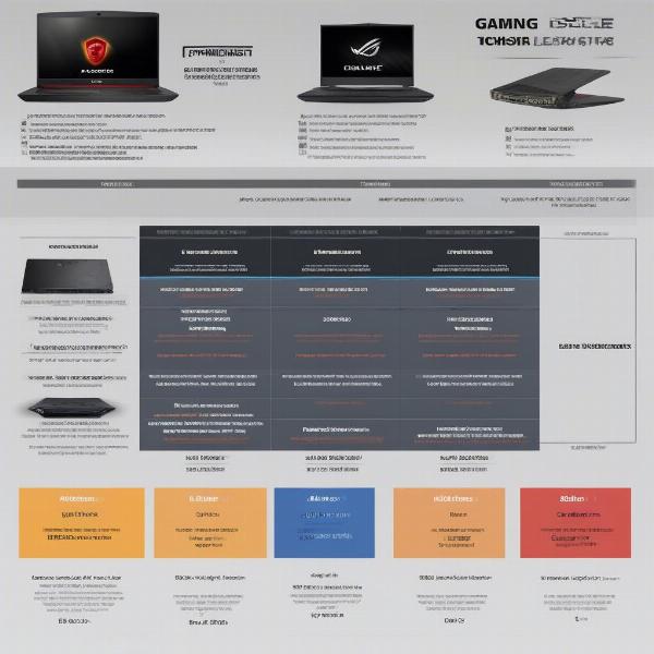 comparing gaming laptop specification