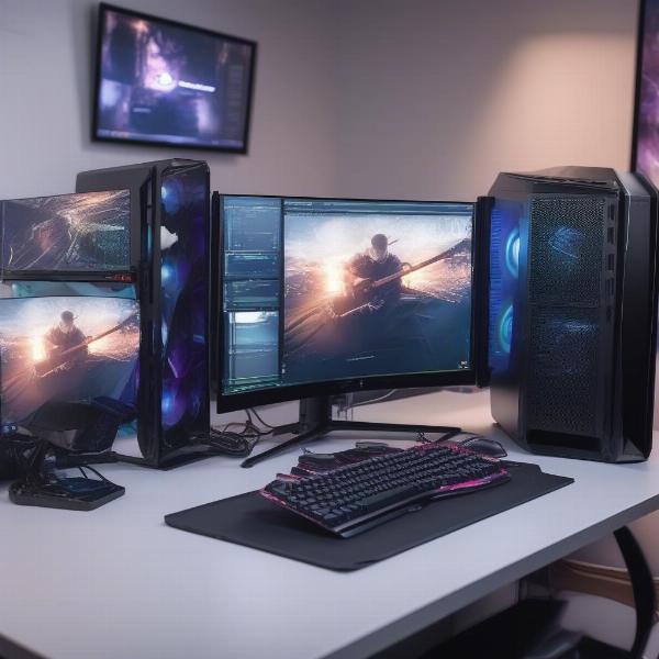 Gaming PC With Multi Monitors