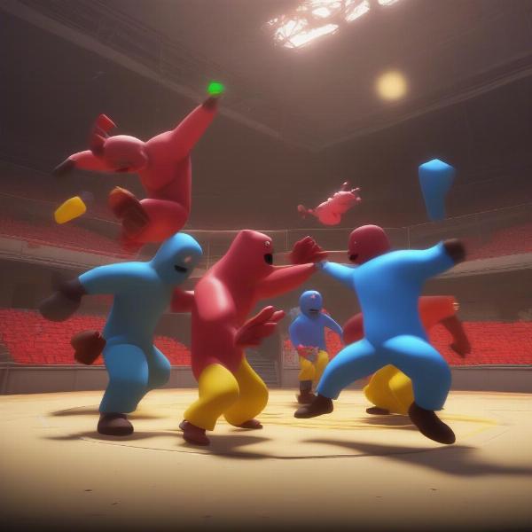 Gang Beasts Xbox One Characters Fighting