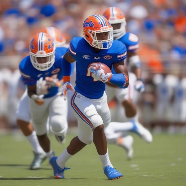 Gator Spring Football Game Players