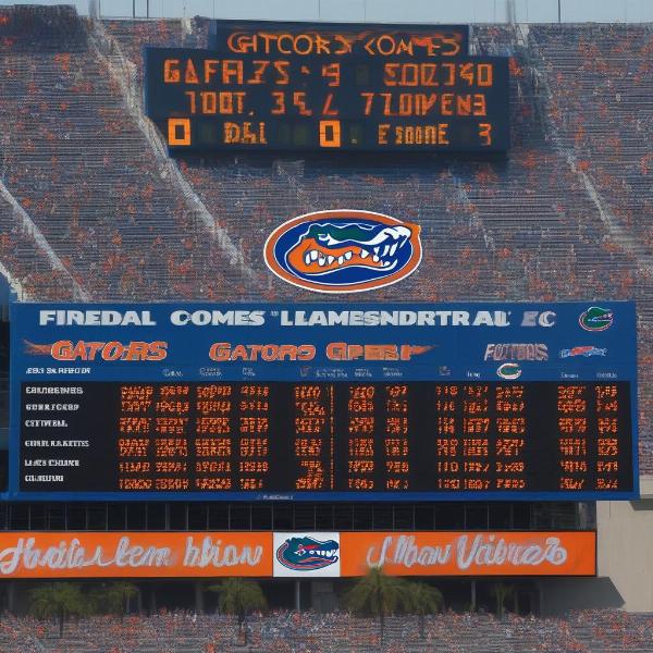 gators football game result scoreboard