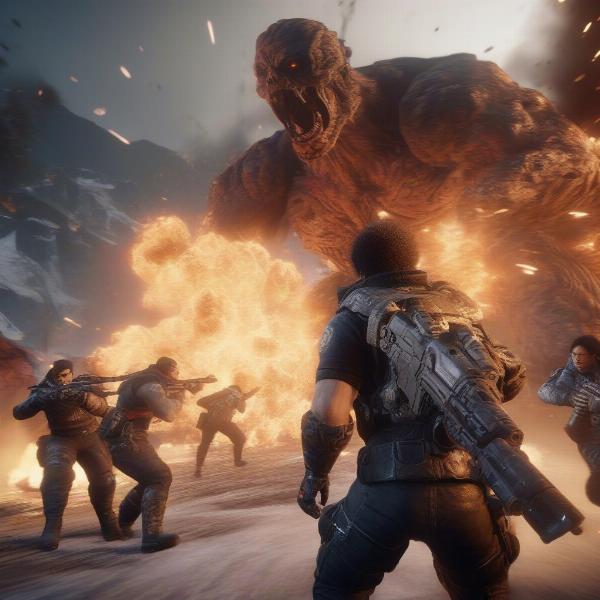 gears 5 action gameplay