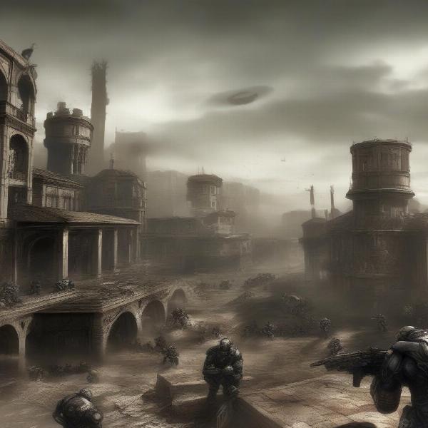 gears of war 2 ephyra battlefield