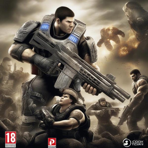 gears of war 3 xbox 360 cover