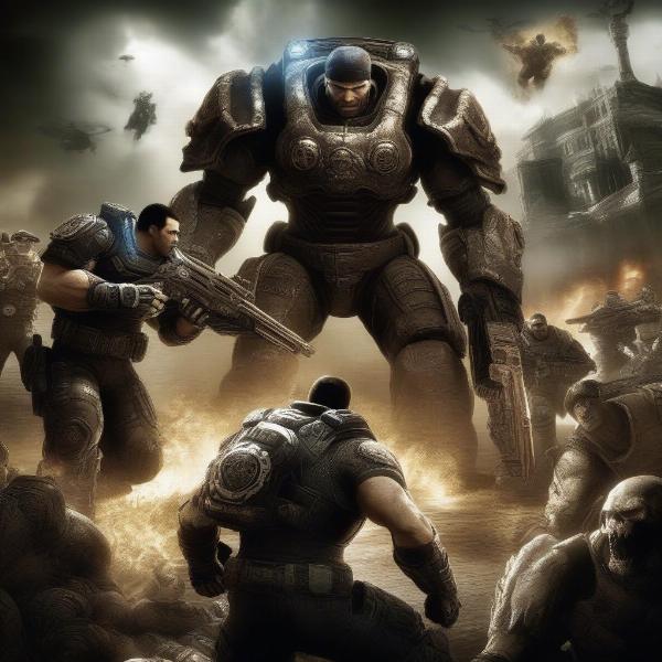 gears of war 3 xbox 360 final battle