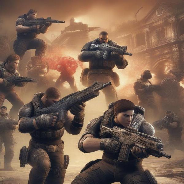 gears of war squad based gameplay