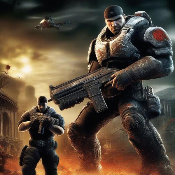 gears of war xbox 360 cover art