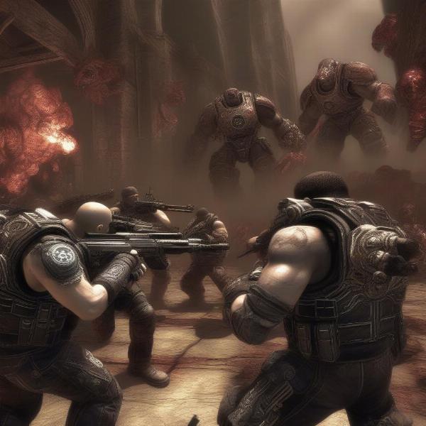 Gears of War 2 cover combat system