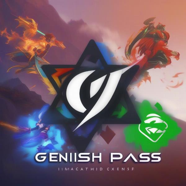 genshin impact and xbox game pass logos