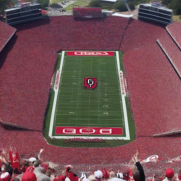 Georgia Bulldogs football game day at stadium