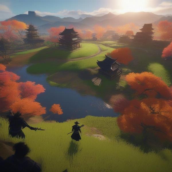 ghost of tsushima ps5 beautiful landscape