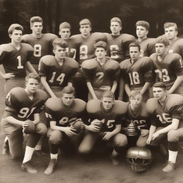 Glens Falls High School football legacy with proud players and trophies