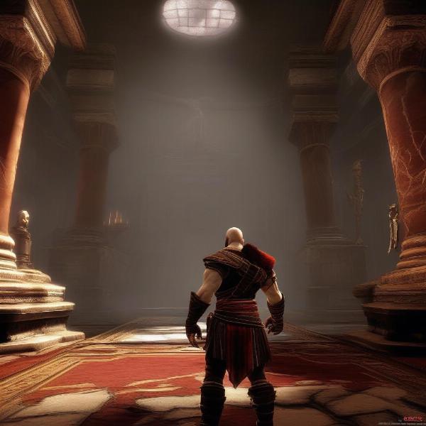 Exploring secret areas god of war 2