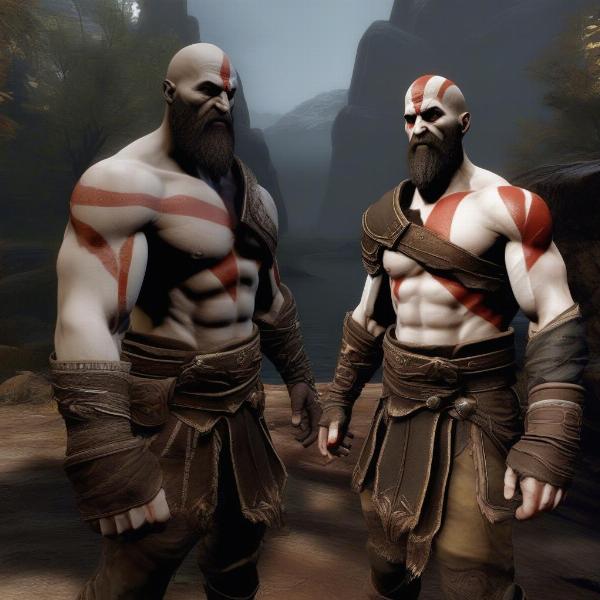 Conceptual graphic of a potential God of War 3 Remaster