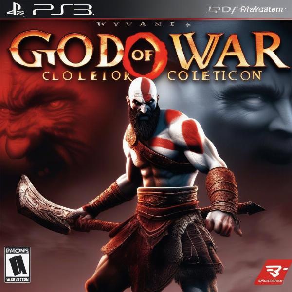 god of war collection ps3 box art showing kratos