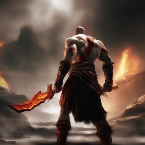 Kratos and Deimos in Ghost of Sparta