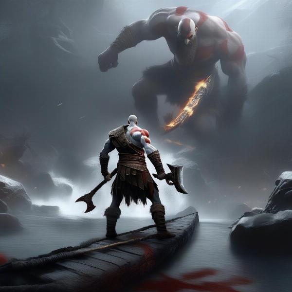 god of war gameplay on pc