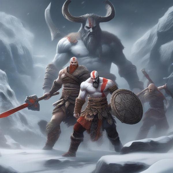 god of war ragnarok ps5 game cover art