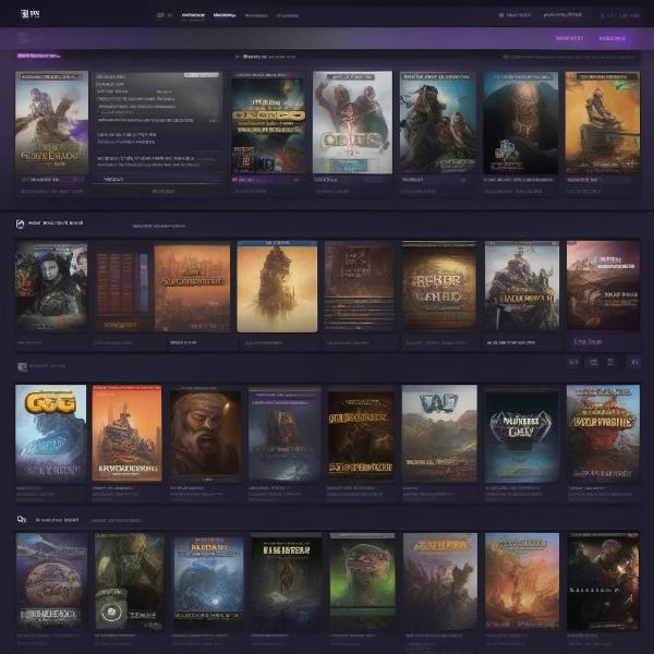 Heroic Games Launcher on Steam Deck showing a GOG game library