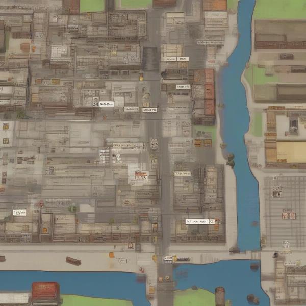 Grand Theft Auto Chinatown Wars DS Map