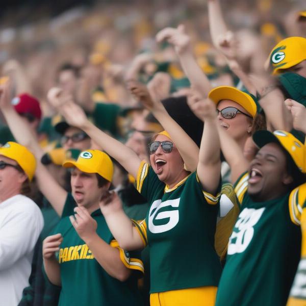 Green Bay Packers Fans Cheering