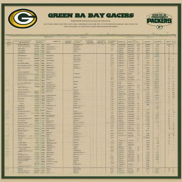 Historical Scores of Green Bay Packers Games