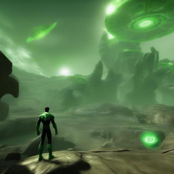 green-lantern-xbox-360-alien-planet-level