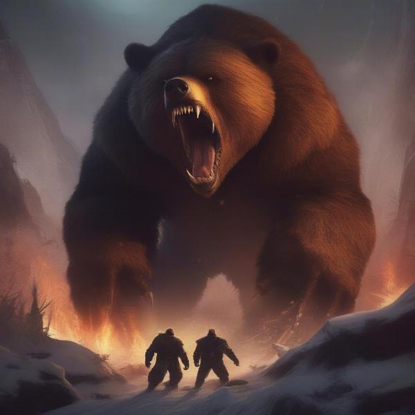 grizzly boss fight gaming challenge