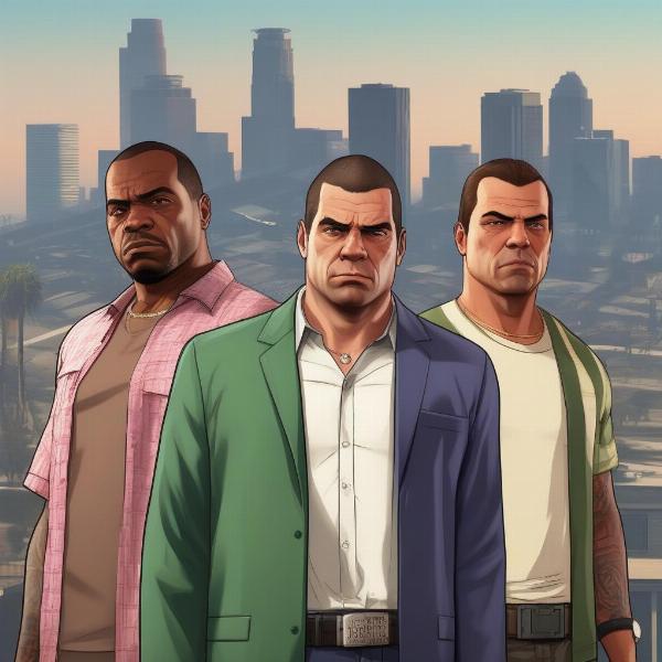 gta v protagonists iconic characters