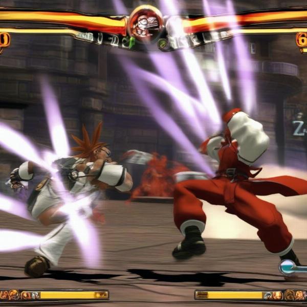 guilty gear x2 reload gameplay xbox action shot