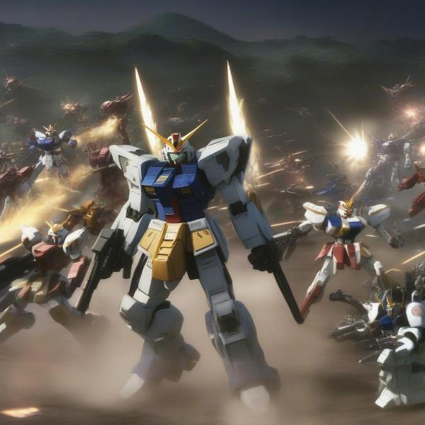 gundam musou mobile suits battling