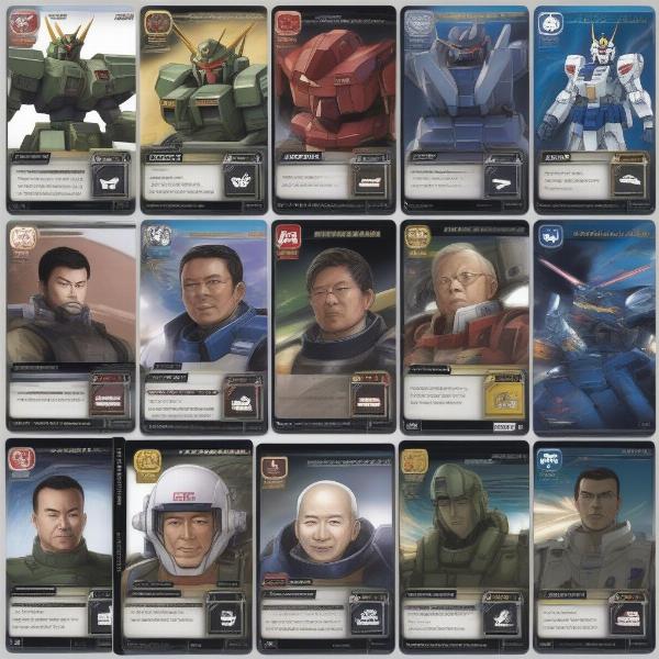 Gundam War Card Game Card Types
