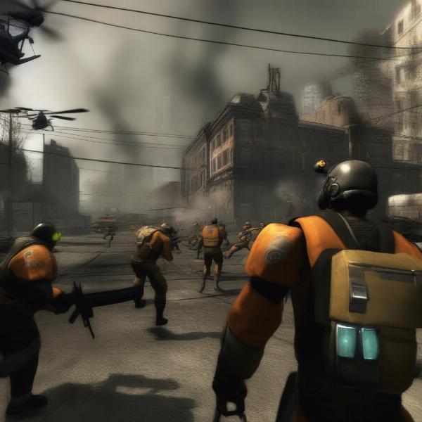 Half-life 2 combine invasion scene