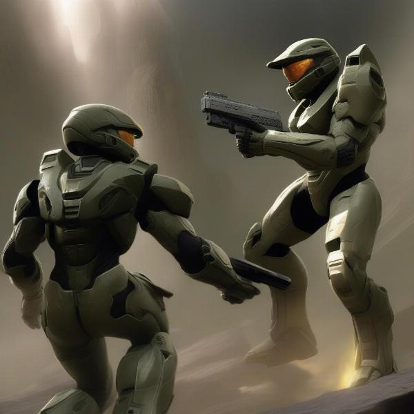 Halo 2 Story Master Chief and Arbiter