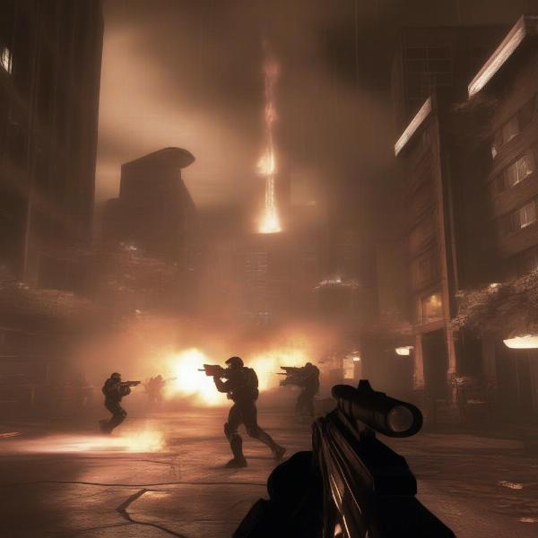 halo 3 odst urban battle scene