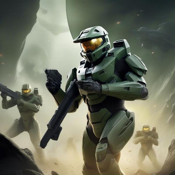 Halo combat gameplay on Xbox One