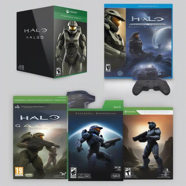 halo games release order showing various game covers