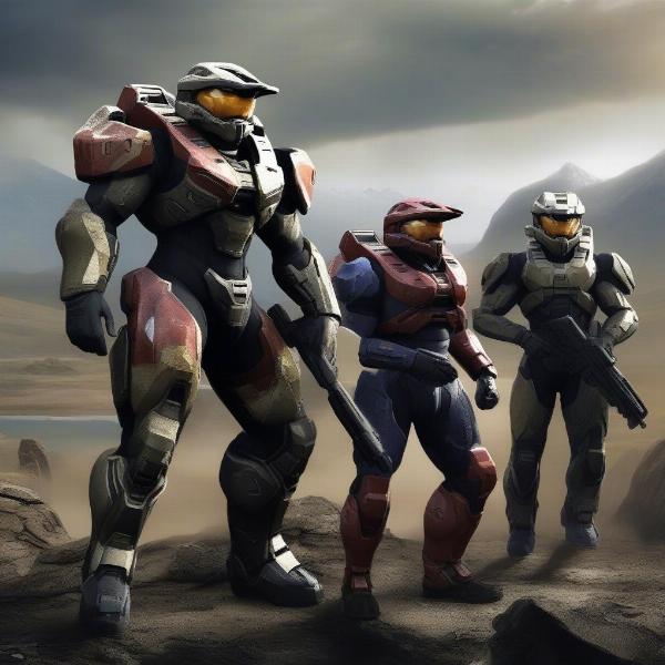 Halo Reach Noble Team Characters