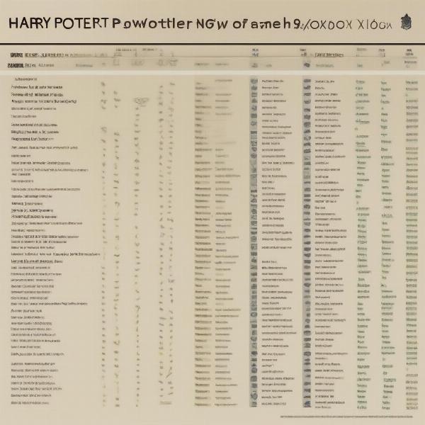 harry potter game comparison chart xbox one