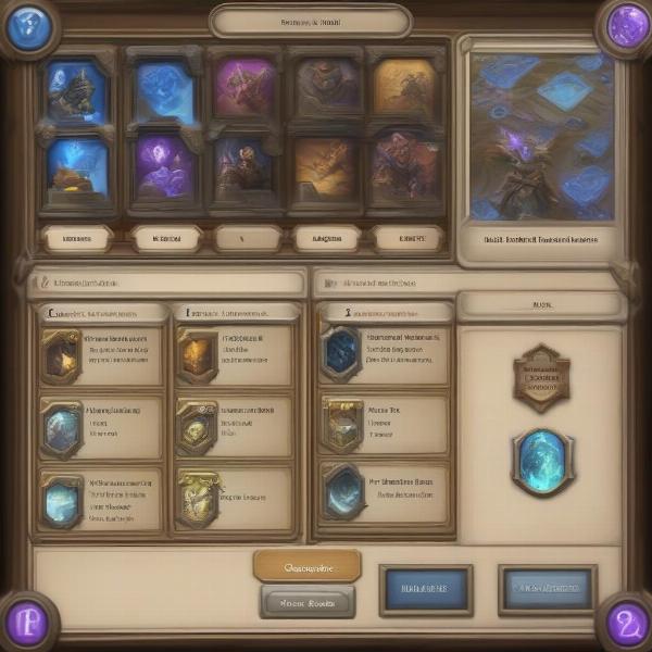 hearthstone mobile game deck building