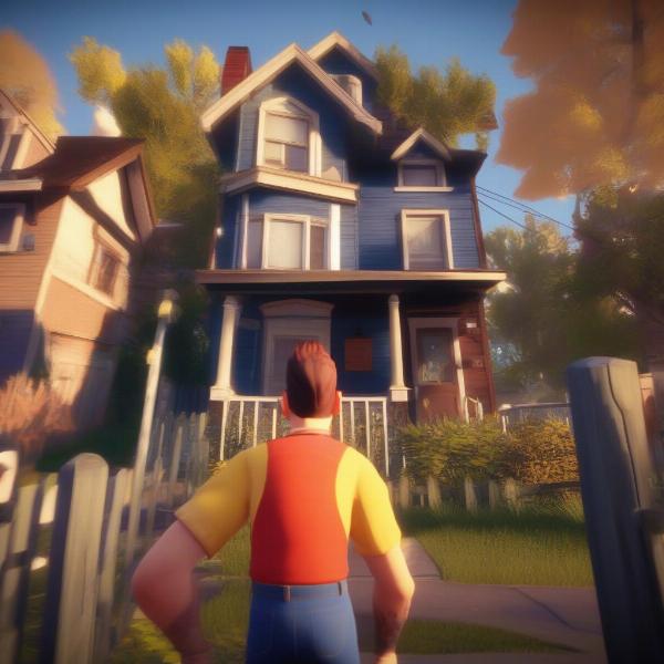 sneaking-into-neighbors-house