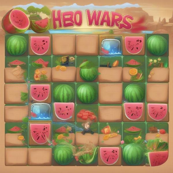 Hero Wars Summer Games Tile Matching Mini Game