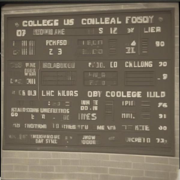 old football game ending in tie